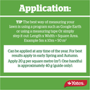 Yates Lawn Fertiliser Twice A Year - 3KG