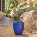 High Cup Pot with Saucer - Blue XL