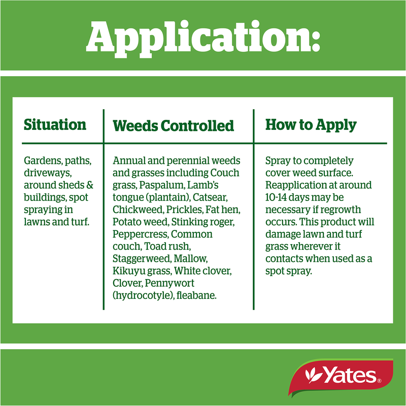 Yates Zero Triple Strike Weedkiller Ready-to-Use - 750ML