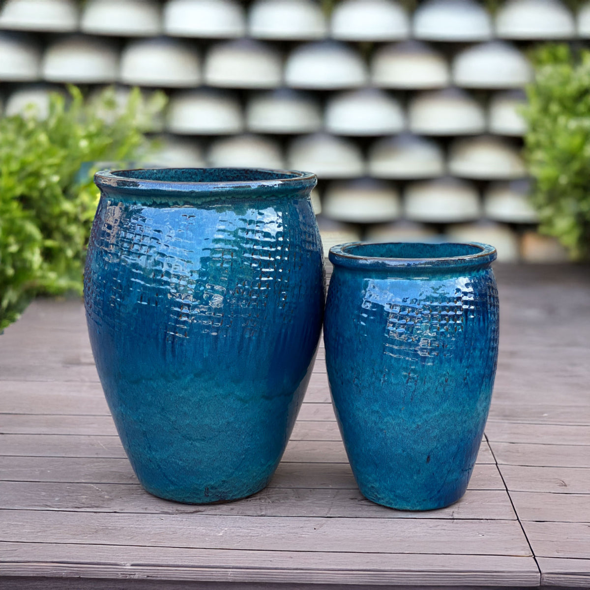 ceramic plant pots nz Palmers Branded Glazed Urn Pot