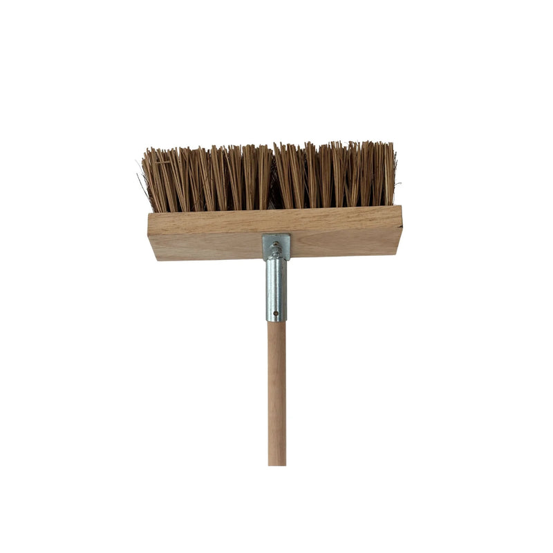Viking Yard Broom - Bassine And Cane Mix with Cane Front - 355mm