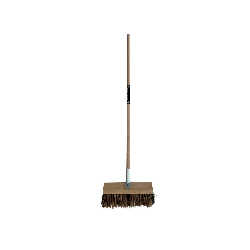Viking Yard Broom - Bassine Fill with Cane Front - 355mm