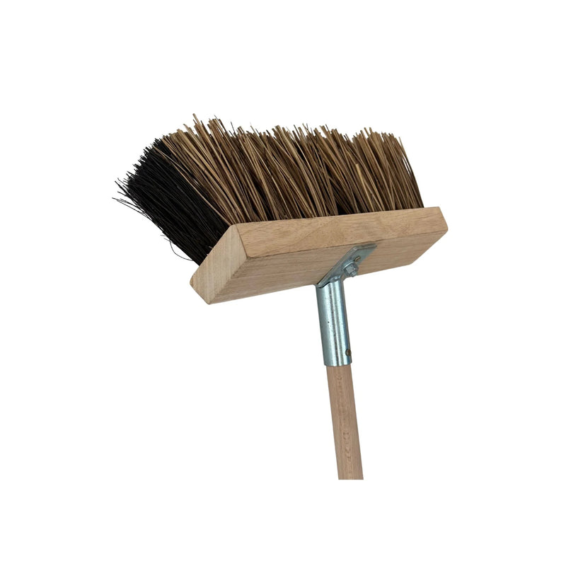 Viking Yard Broom - Bassine Fill with Cane Front - 355mm