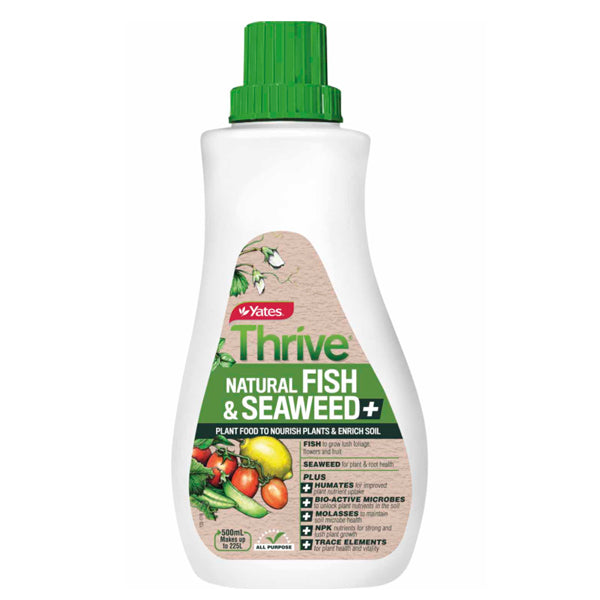 Yates Thrive Natural Fish And Seaweed+ Plant Food Concentrate - 500ML