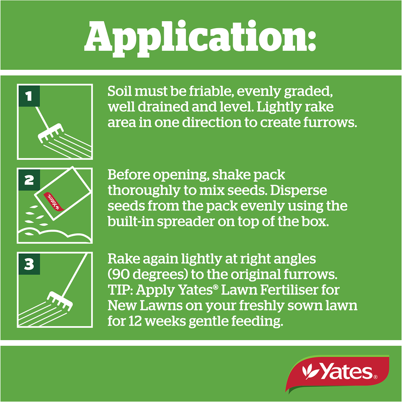 Yates Sow Anytime Lawn Seed - 500G