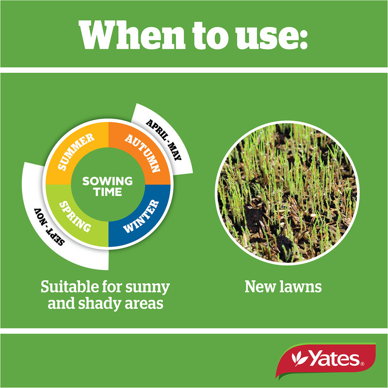 Yates Sun & Shade Lawn Seed - 1KG