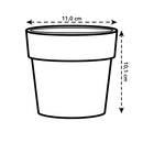 B For Original Round Mini Pot Black 11CM