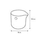 B For Swing Pot Anthracite 18CM