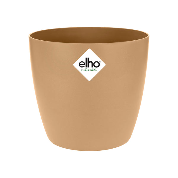 Brussels Round Pot Brown 18CM