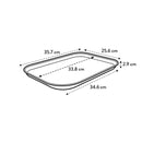 Green Basics Grow Tray Saucer Black M