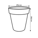 Green Basics Top Planter White 30CM