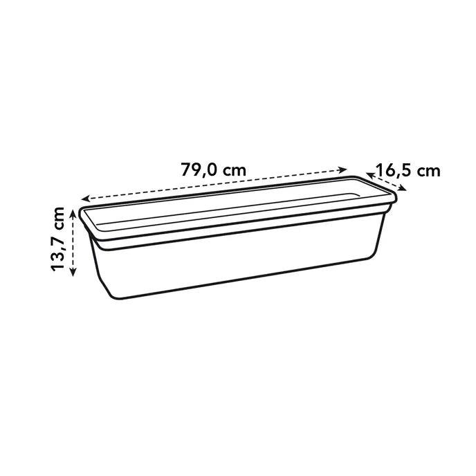 Green Basics Trough Green 80CM