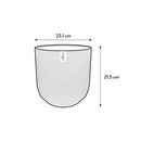 Jazz Pot White 23CM