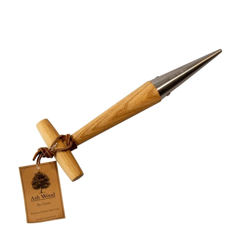 The Dibble Stainless Steel Dibble With Ash Handle
