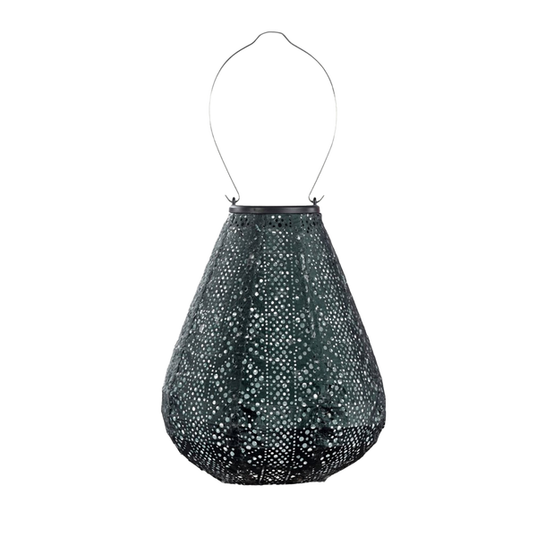 Solar Lantern Tulip Lace Green 20CM