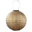 Solar Lantern Round Bazaar Gold 30CM