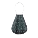Solar Lantern Tulip Lace Green 20CM