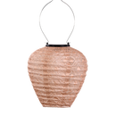 Solar Lantern Balloon Mosaic Pink 20CM