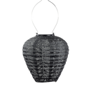 Solar Lantern Balloon Folia Dark Grey 20CM