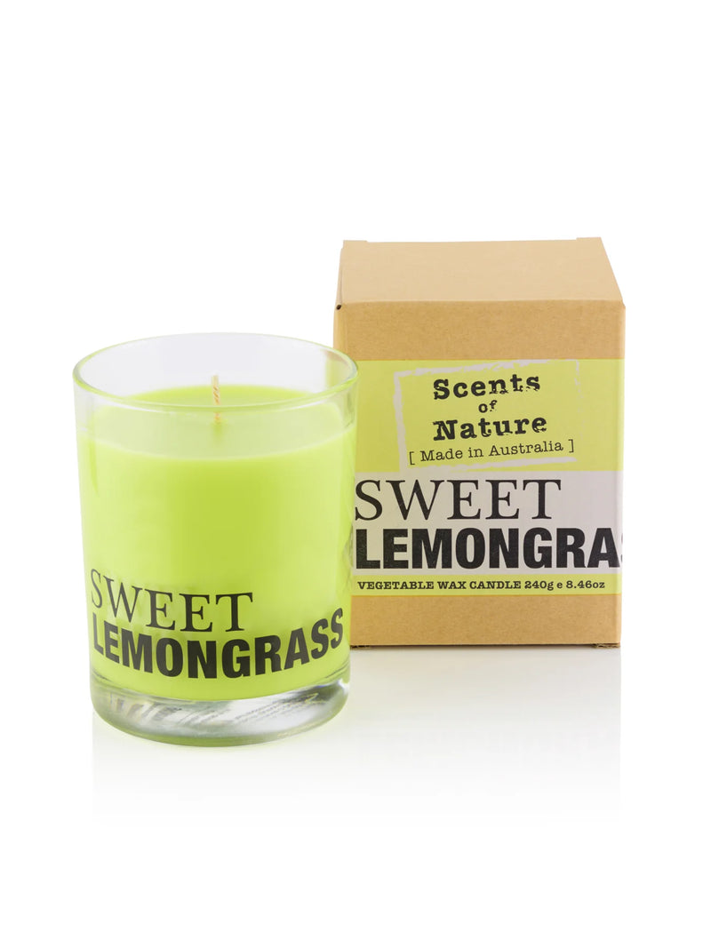 Sweet Lemongrass Soy Candle - 240G