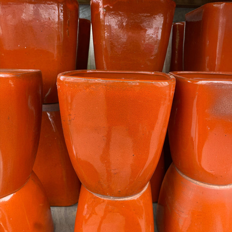 Palmers Branded Glazed Square Tall Pot - M