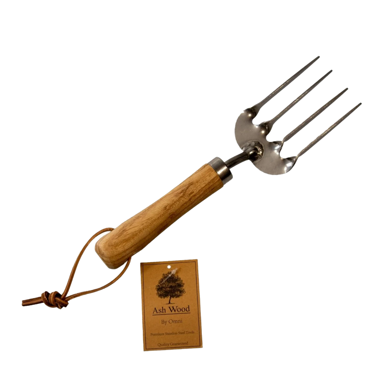 Stainless Steel Garden Fork With Ash Handle