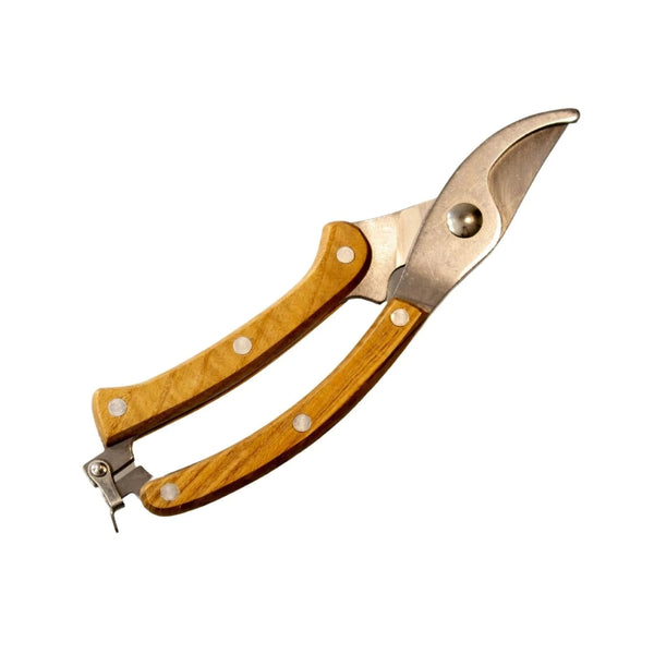 Stainless Steel Secateur With Ash Handle