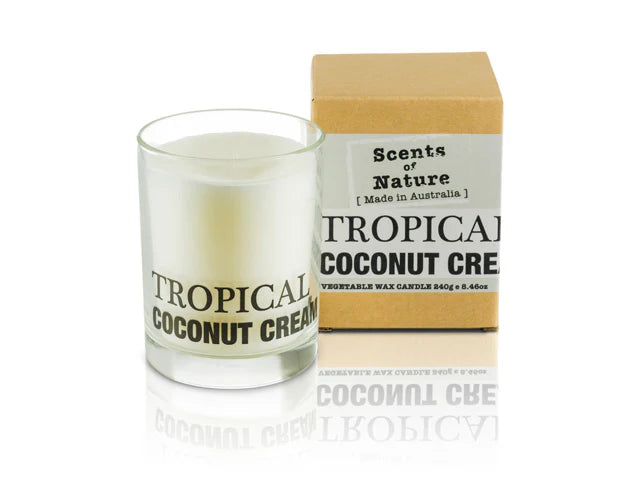 Tropical Coconut Cream Soy Candle - 240G