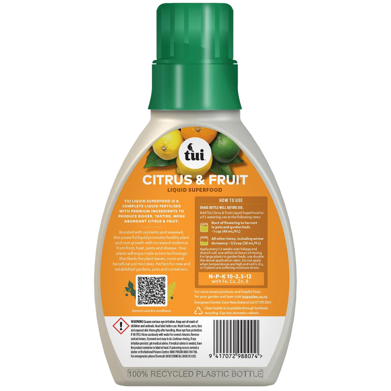 Tui Citrus & Fruit Liquid Superfood - 500ML