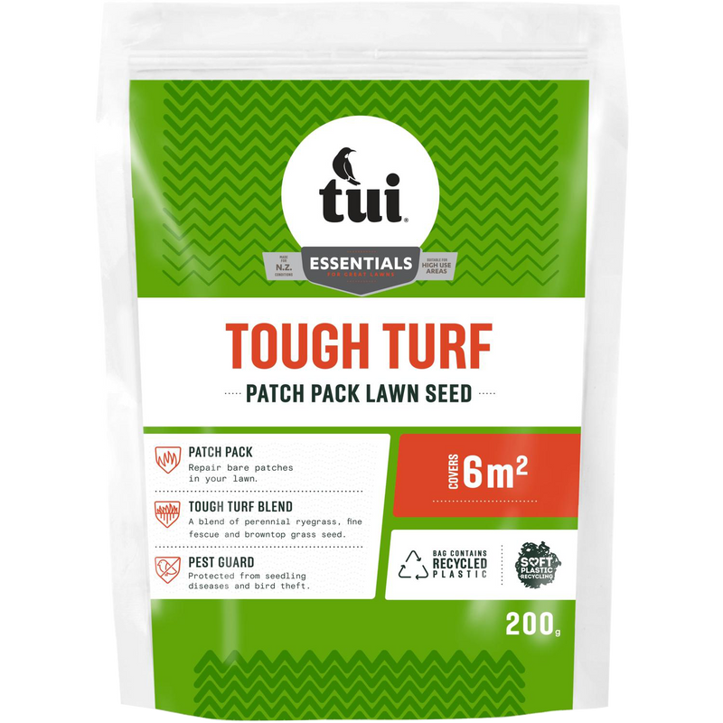 Tui Tough Turf Lawn Seed Patch Pack - 200G