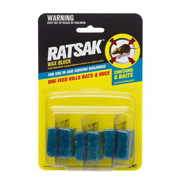 Ratsak Wax Block - 90G