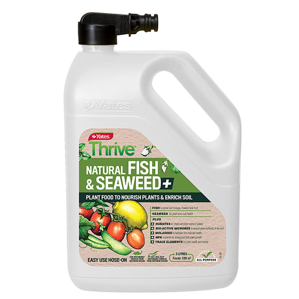 Thrive Natural Fish And Seaweed Plus Plant Food Hose On - 2L