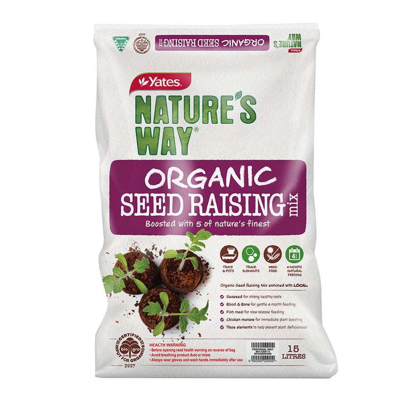Yates Natures Way Organic Seed Raising Mix - 15L
