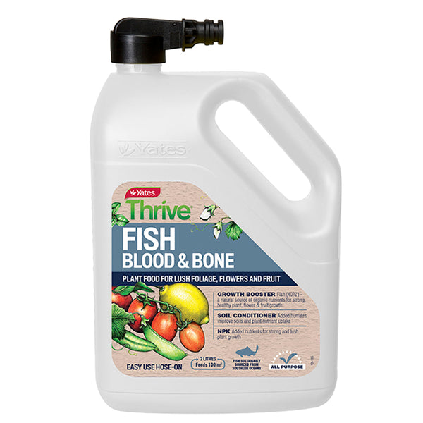Yates Thrive Natural Fish Blood And Bone Plant Food Concentrate - 2L