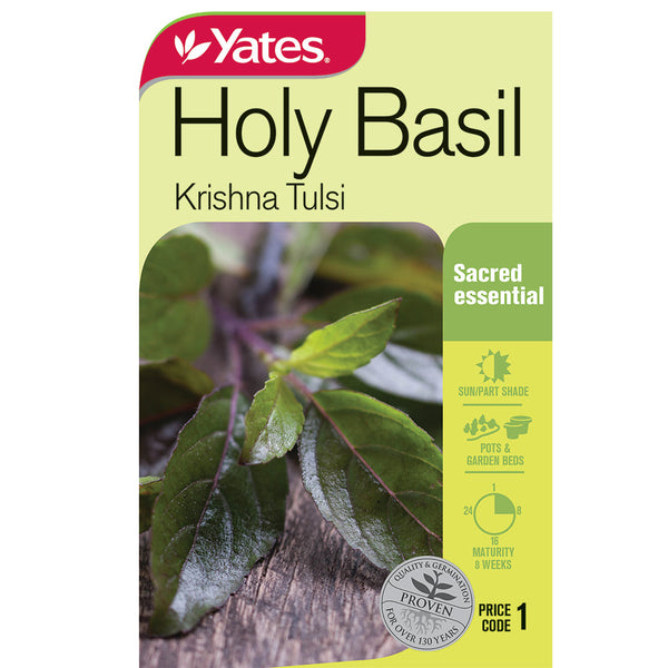 Yates Seed Basil Holy Tulsi