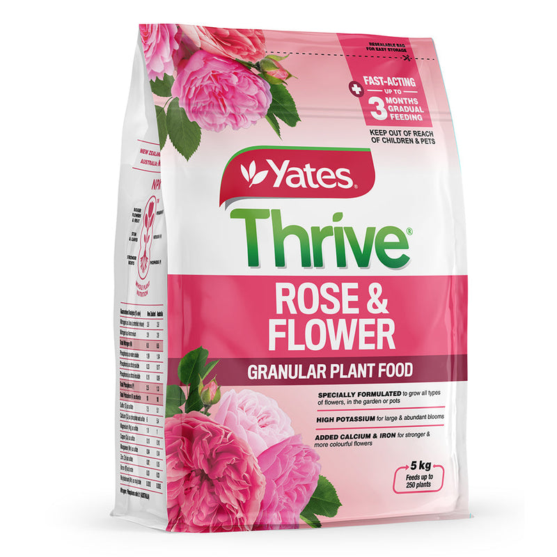Yates Thrive Rose And Flower Granular Fertiliser - 5KG