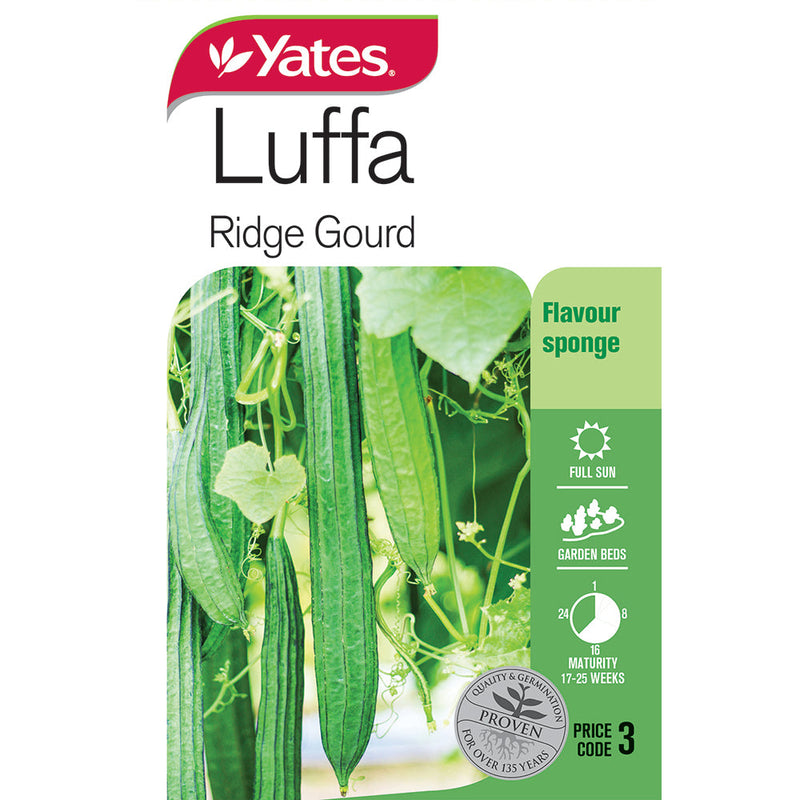 Yates Vegetable Seed Luffa Ridge Gourd