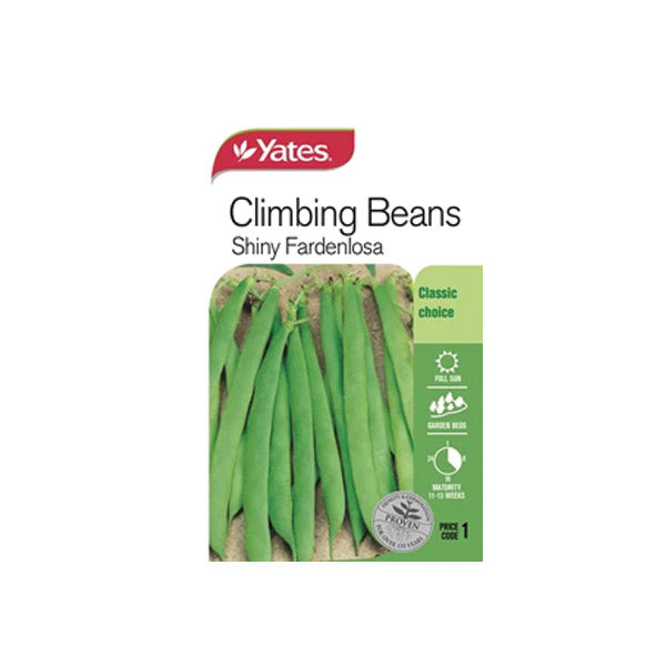 Yates Climbing Bean Shiny Fardenlosa