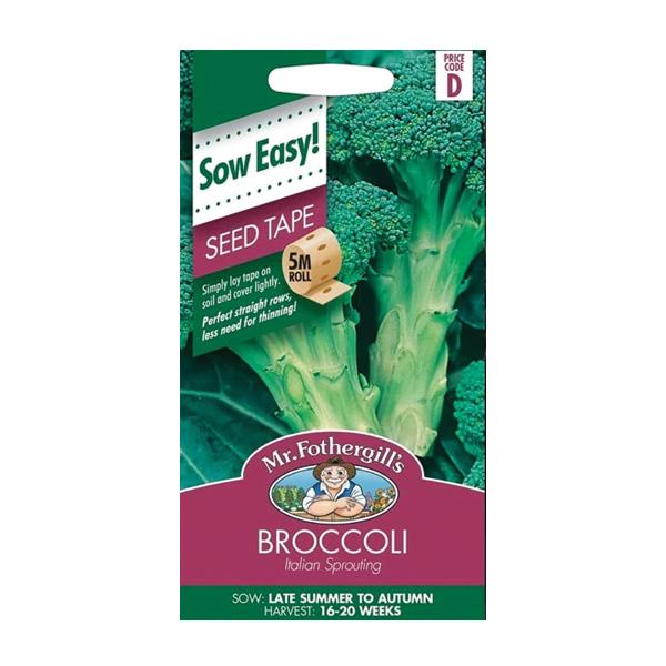 Broccoli Italian Seed Tape Seed