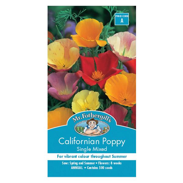 Californian Poppy Single Seed