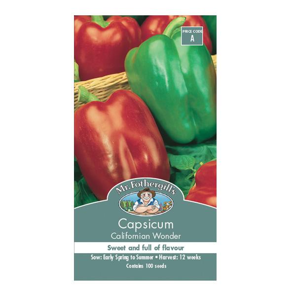 Capsicum Californian Wonder Seed