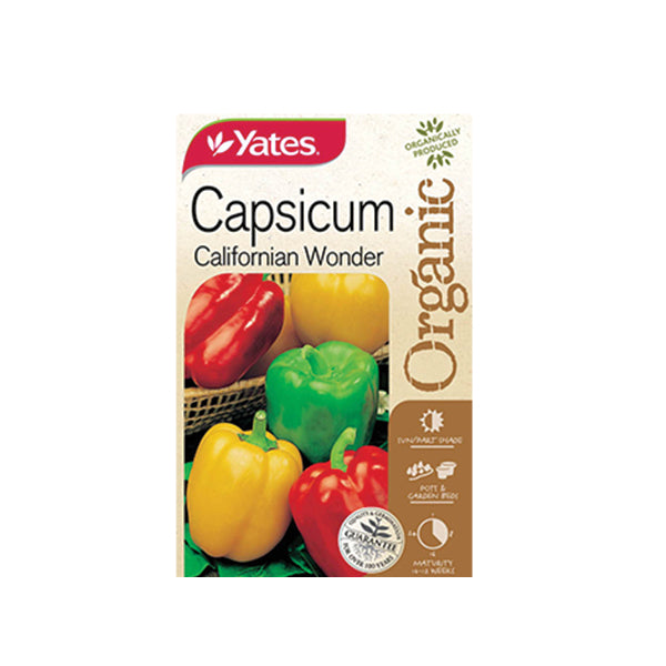Capsicum Californian Wonder Organic