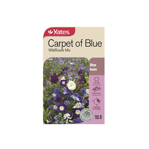 Carpet of Blue Wildflower Mix