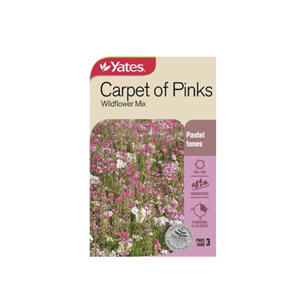 Wildflower Mix Carpet Pink