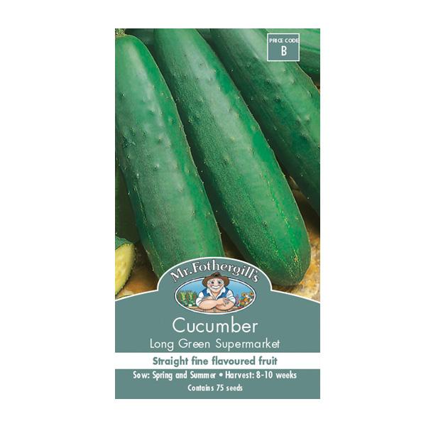 Cucumber Long Green Supermarket Seed