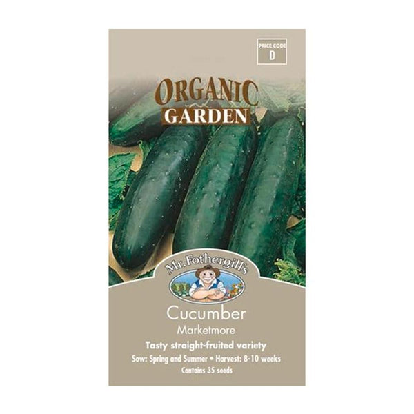 Cucumber Marketmore Organic Seed