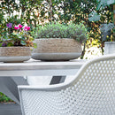 Ro-Grass Low Round Pot Natural - Large