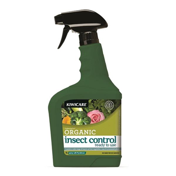 Kiwicare Organic Insect Control With Pyrethrum Ready To Use - 1L