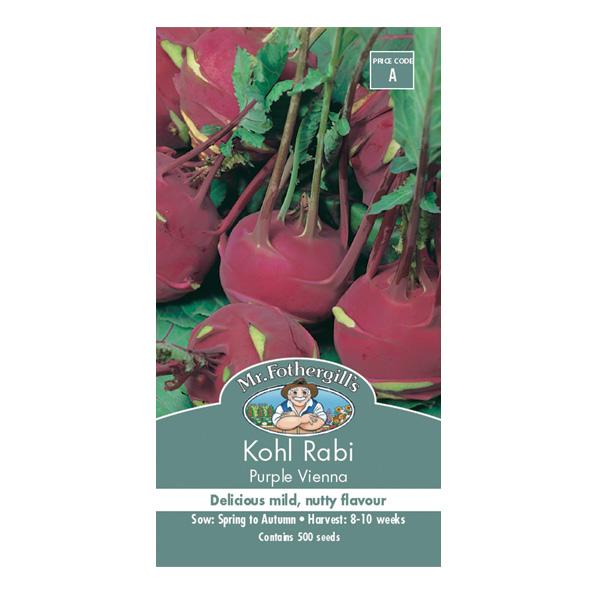 Kohl Rabi Purple Vienna Seed