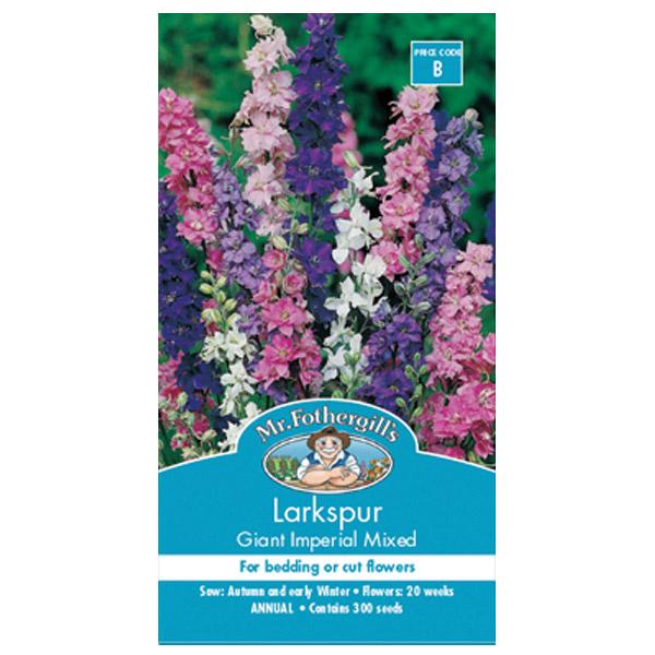 Larkspur Giant Imperial Mixed Seed